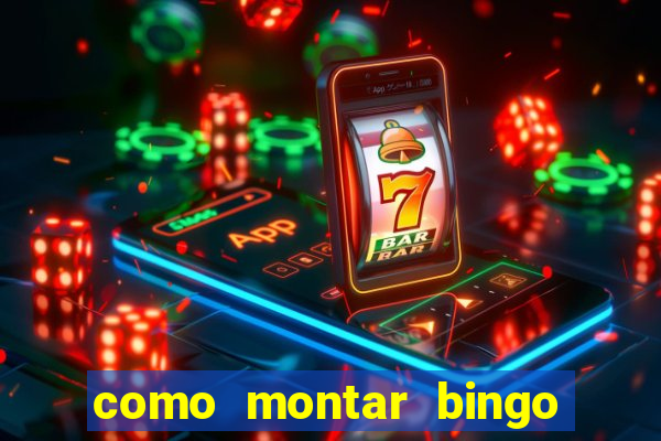 como montar bingo brinquedos toia